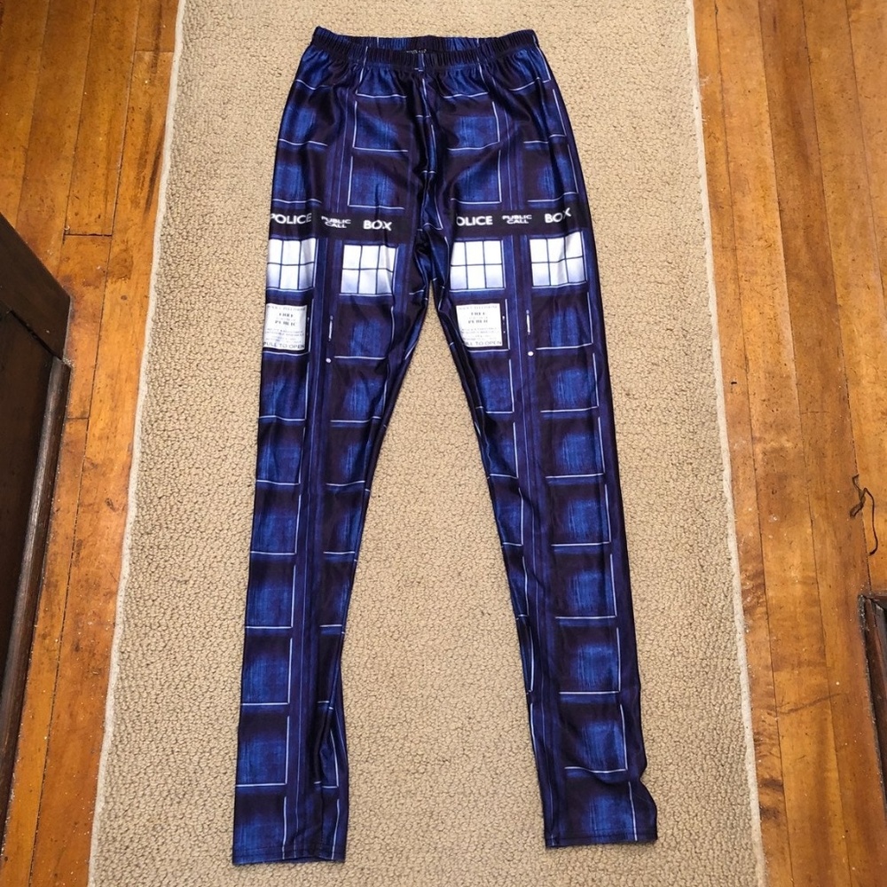 DOCTOR WHO TARDIS leggings OSFM